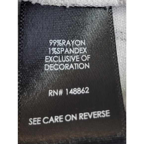 Torrid Top Peplum Women's Size 3X Gray White Striped Tie Neck Tassel Sleeveless - Picture 9 of 10